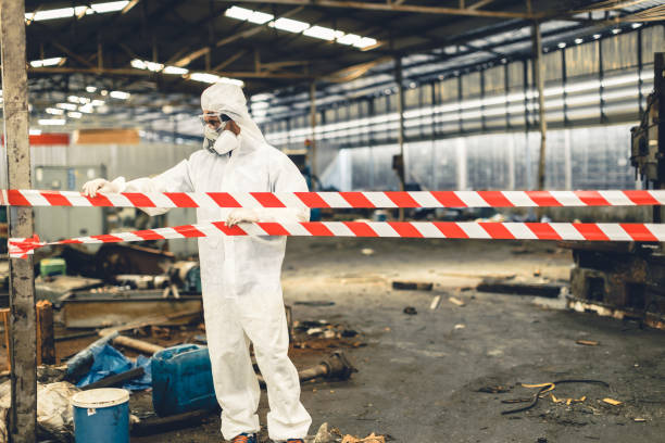 Professional Biohazard technician working in Gonzales, TX